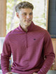 Men's Oxblood Tech Quarter Zip
