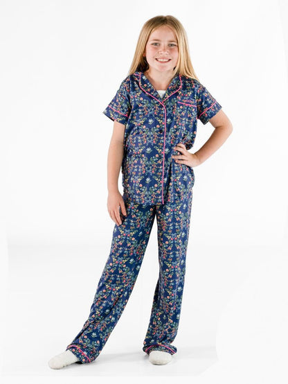 Youth Ribbon Flower Simply Soft Pajama Pant Set