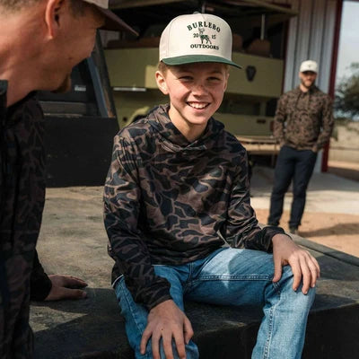 Youth Bendita Camo Burlebo Performance Hoodie