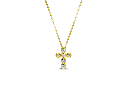 14K Gold The Faith Cross - A Charming Story