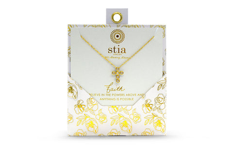 14K Gold The Faith Cross - A Charming Story