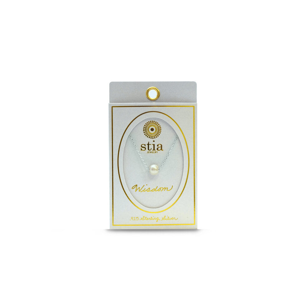 Silver Wisdom Slider Pearl - Itty Bitty Pretty