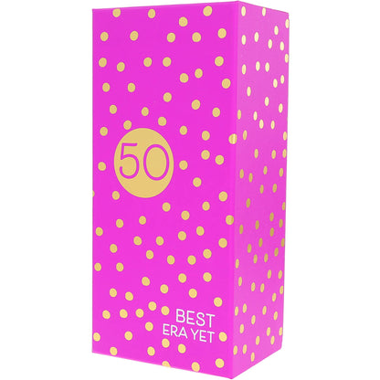 50th Gift Boxed 16 oz Crystal Wine Glass