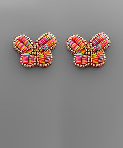 Multi Sequin Butterfly Studs