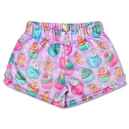 Youth Gingerbread Cafe Plush Shorts
