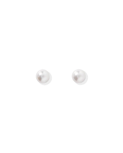 Payton Pearl White 5mm Screwback Stud Earrings