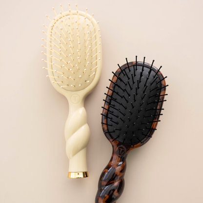 TELETIE Mini Detangler Brush for Medium Hair | Tan