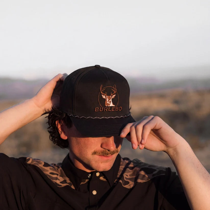 Black Burlebo Buck Cap