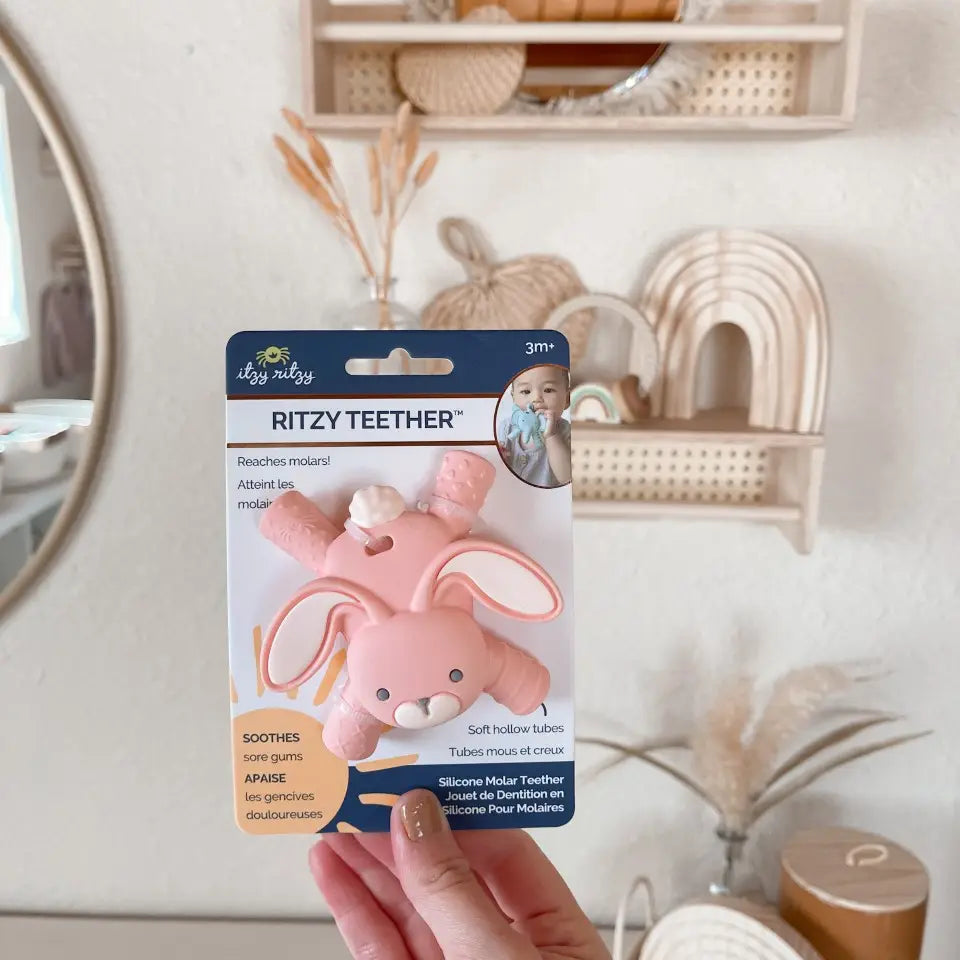 Ritzy Teether™ Baby Molar Teether - Ana the Bunny