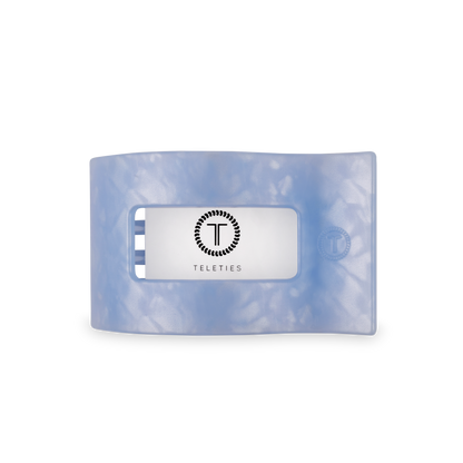 Flat Rectangle Hair Clip | Medium | Blue Lagoon