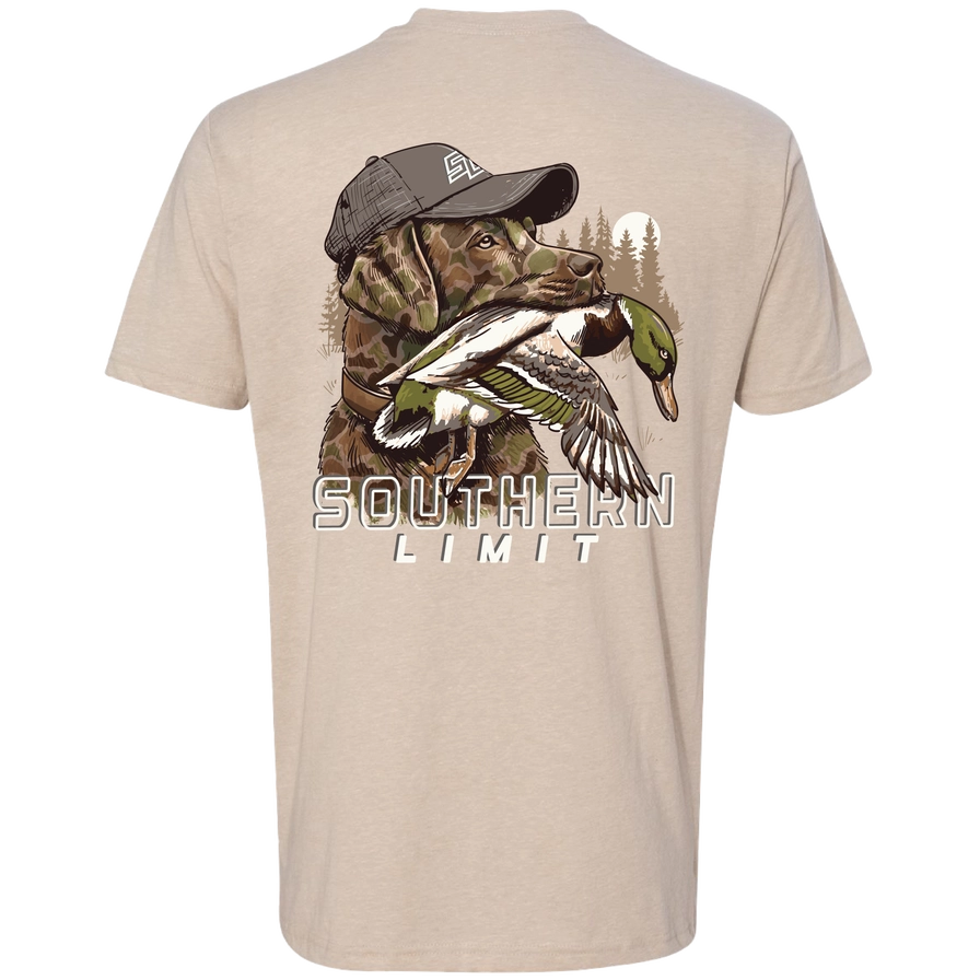 Cream Camo Duck Dog Tee