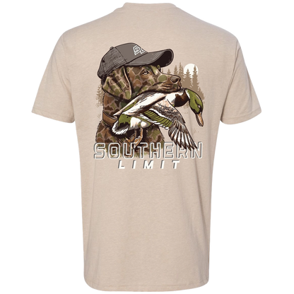 Cream Camo Duck Dog Tee