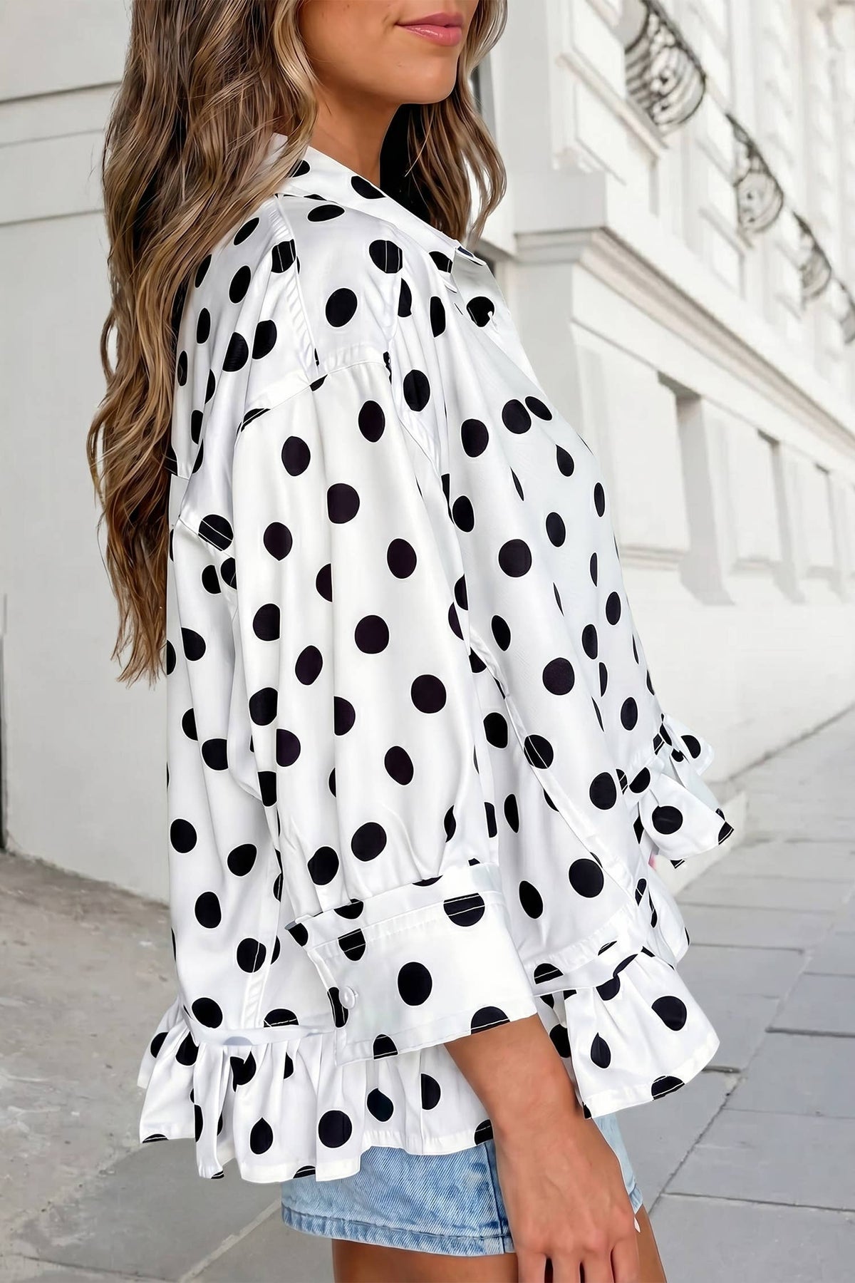 Pretty Little Dots Button Up Shirt