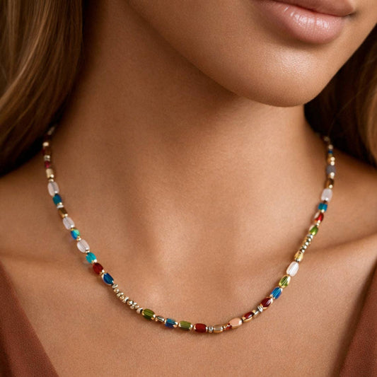 Multi Color Waterproof Chain Necklace