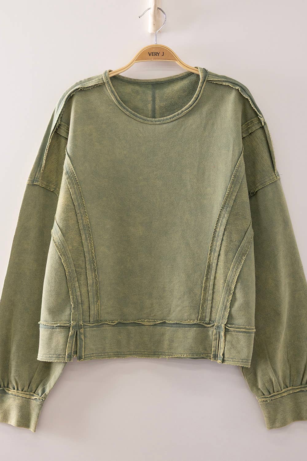 Maddie Vintage Days Raw Edge Top