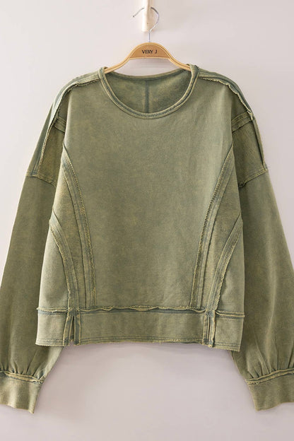 Maddie Vintage Days Raw Edge Top
