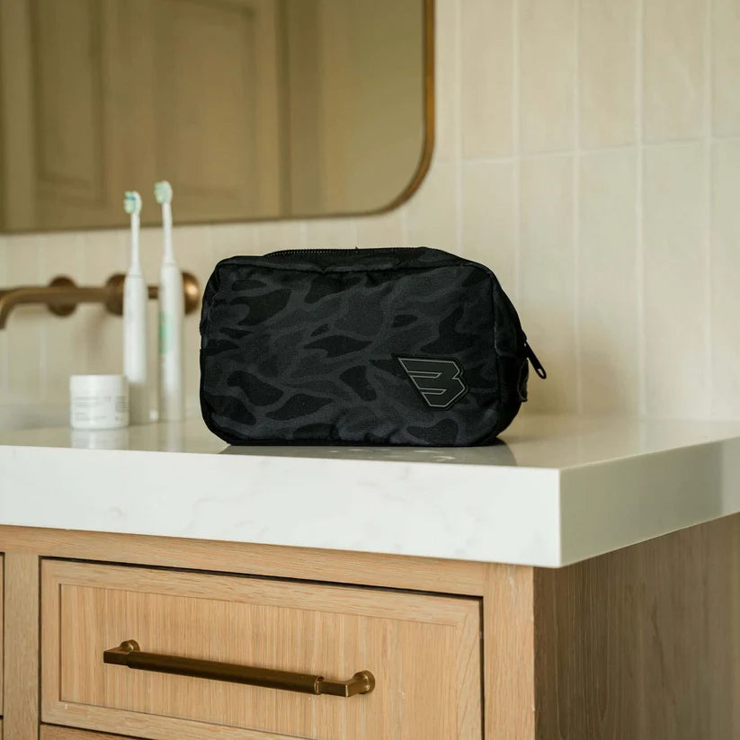 Black Camo Burlebo Dopp Kit
