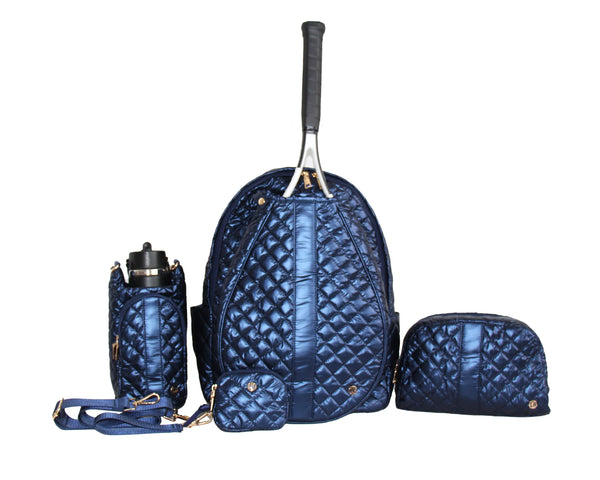 Shimmering Sapphire Jennifer Cosmetic Bag