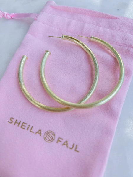 Everybody's Favorite Hoops - Brushed Gold