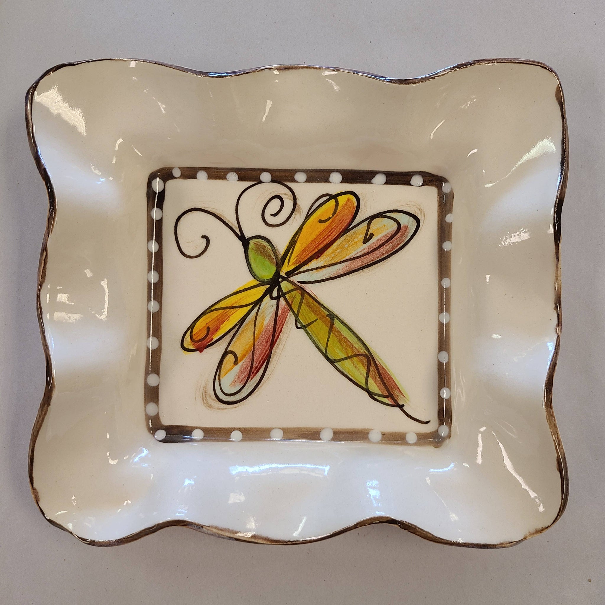 Dragonfly Condiment Bowl