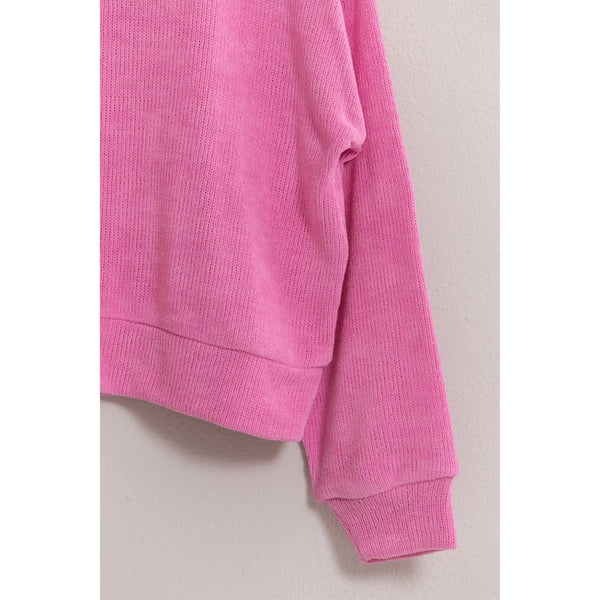 Rose Pink Lillie Soft Knit Sweater