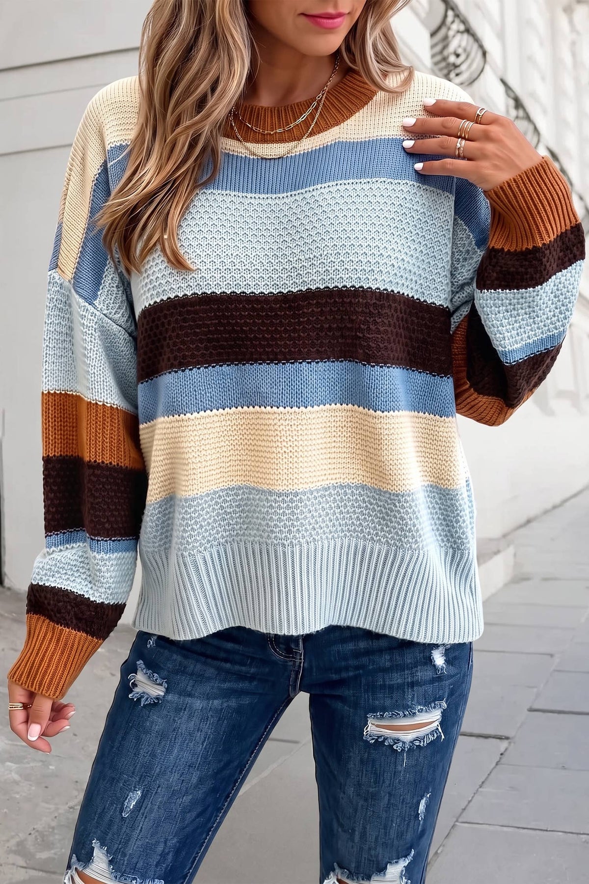 The Blue Ridge Striped Sweater