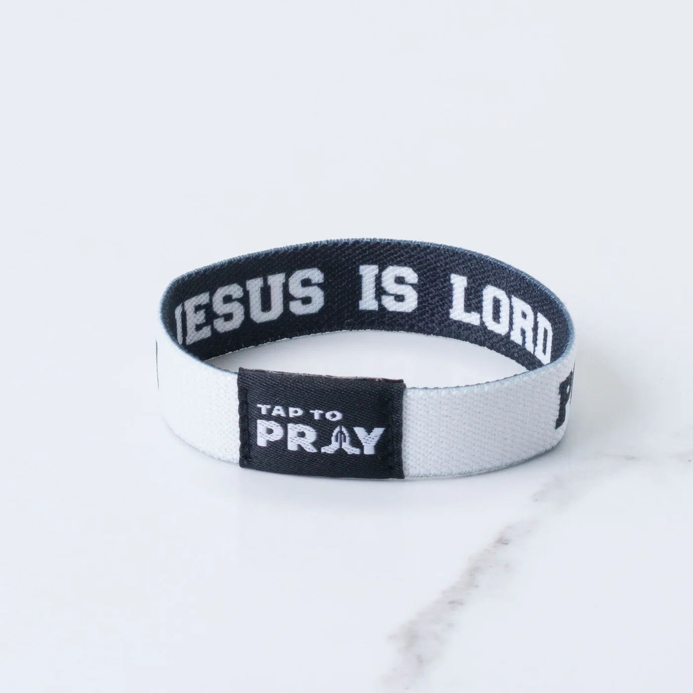 Tap To Pray™ Wristbands - Jesus Is Lord / Powered By Faith