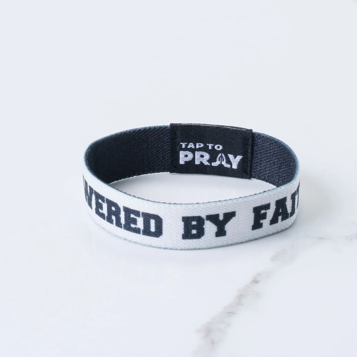 Tap To Pray™ Wristbands - Jesus Is Lord / Powered By Faith