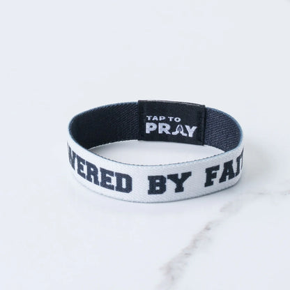 Tap To Pray™ Wristbands - Jesus Is Lord / Powered By Faith