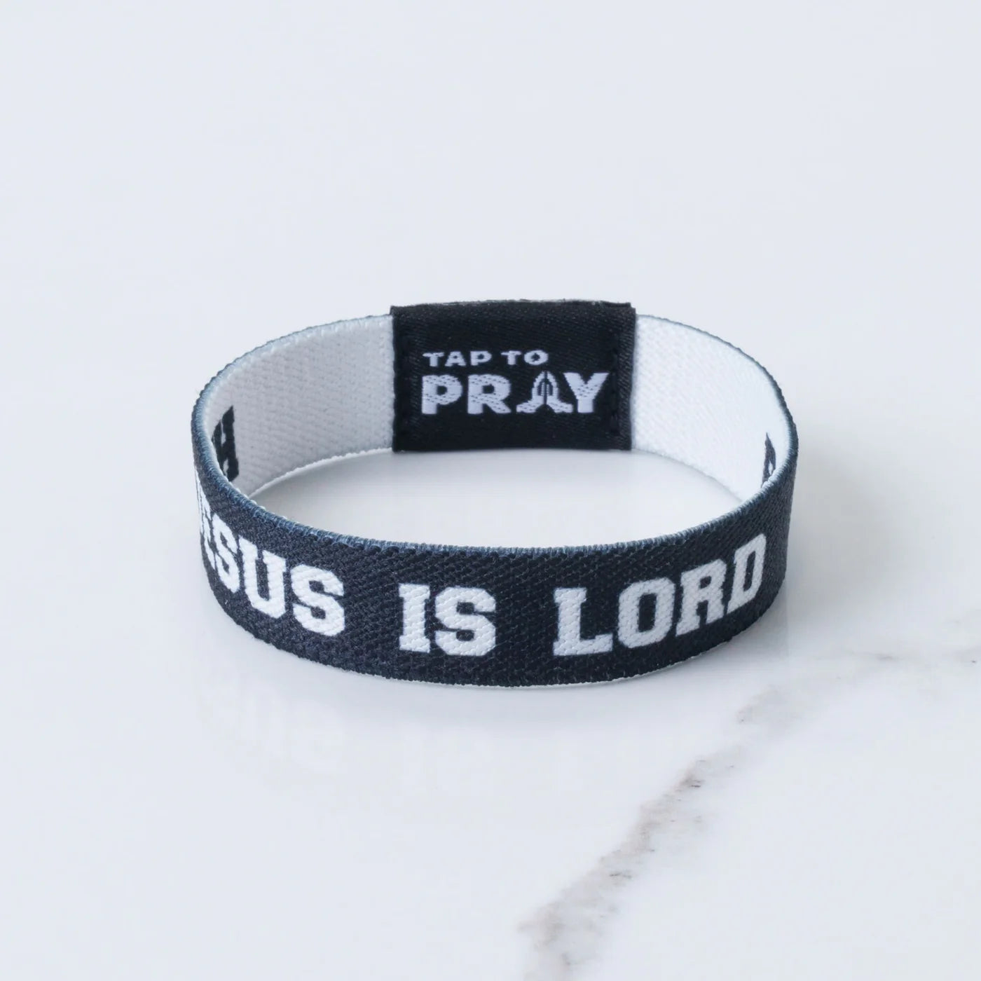 Tap To Pray™ Wristbands - Jesus Is Lord / Powered By Faith