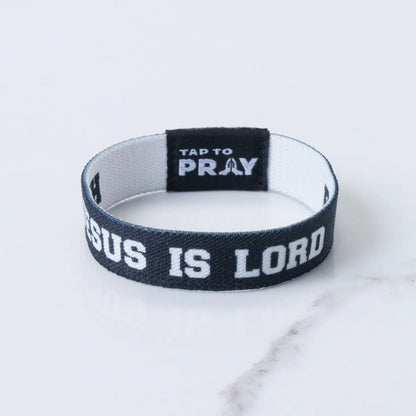 Tap To Pray™ Wristbands - Jesus Is Lord / Powered By Faith