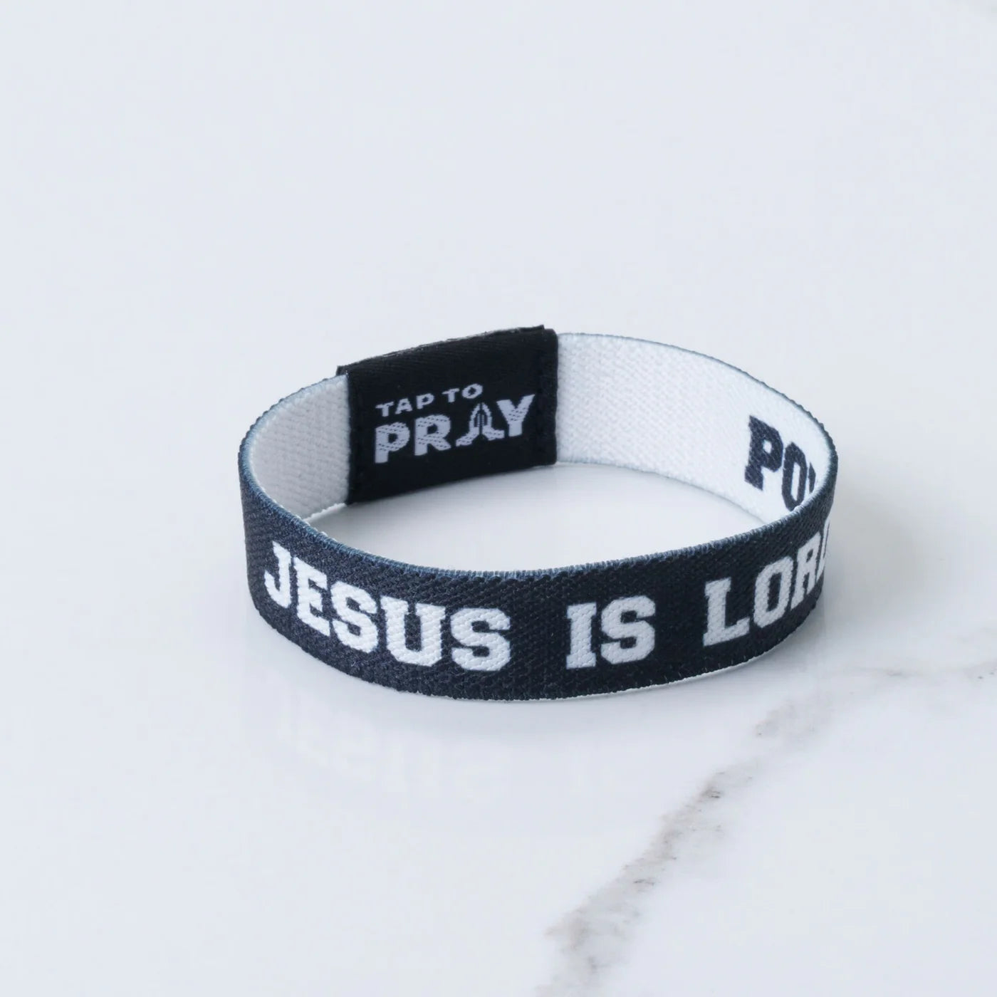 Tap To Pray™ Wristbands - Jesus Is Lord / Powered By Faith