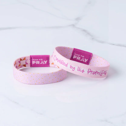 Tap To Pray™ Wristbands - Covered by His Promises