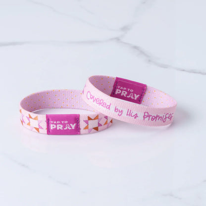 Tap To Pray™ Wristbands - Covered by His Promises
