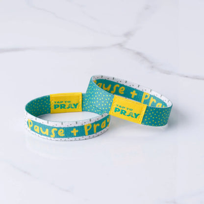 Tap To Pray™ Wristbands - Pause + Pray