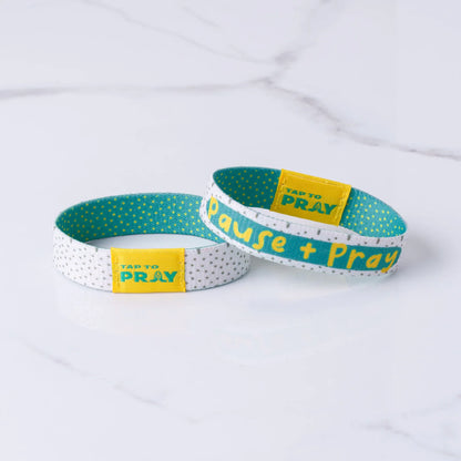 Tap To Pray™ Wristbands - Pause + Pray