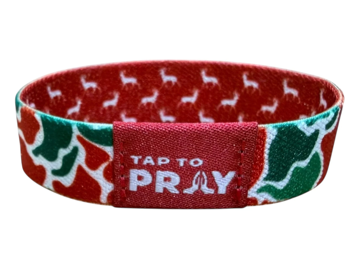 Tap To Pray™ Wristbands - Christmas Camo