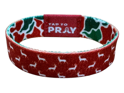 Tap To Pray™ Wristbands - Christmas Camo