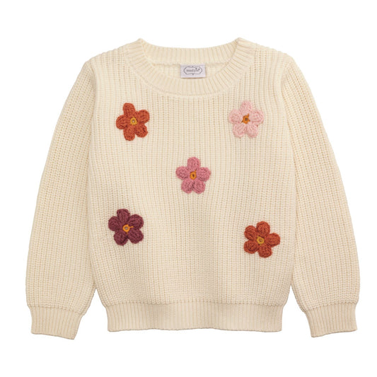 Mud Pie Daisy Knit Sweater