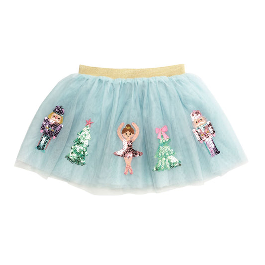 Mud Pie Blue Nutcracker & Tree Tutu