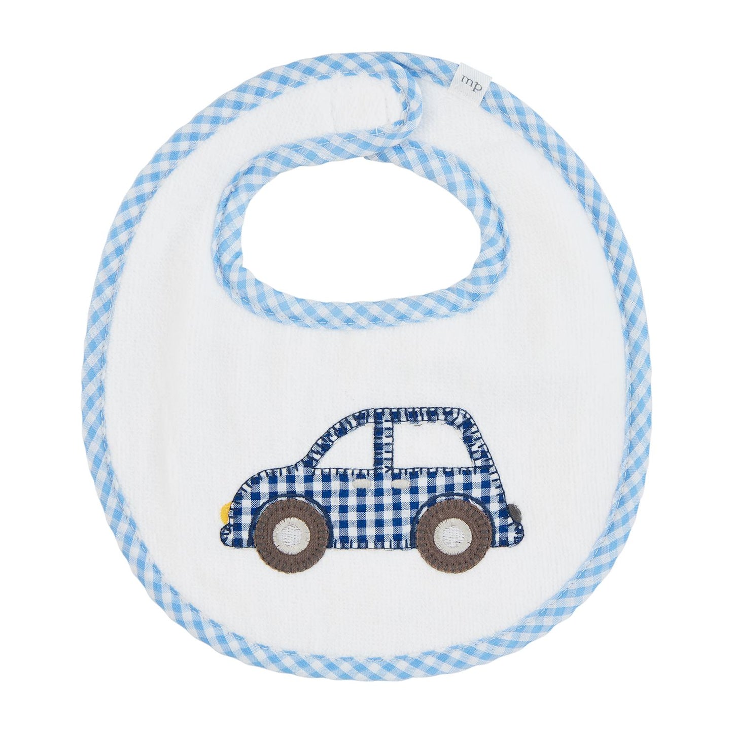 Mud Pie Car Applique Terry Bib