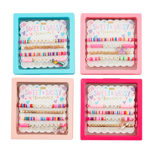 Mud Pie Sweet & Sassy Bracelet Set