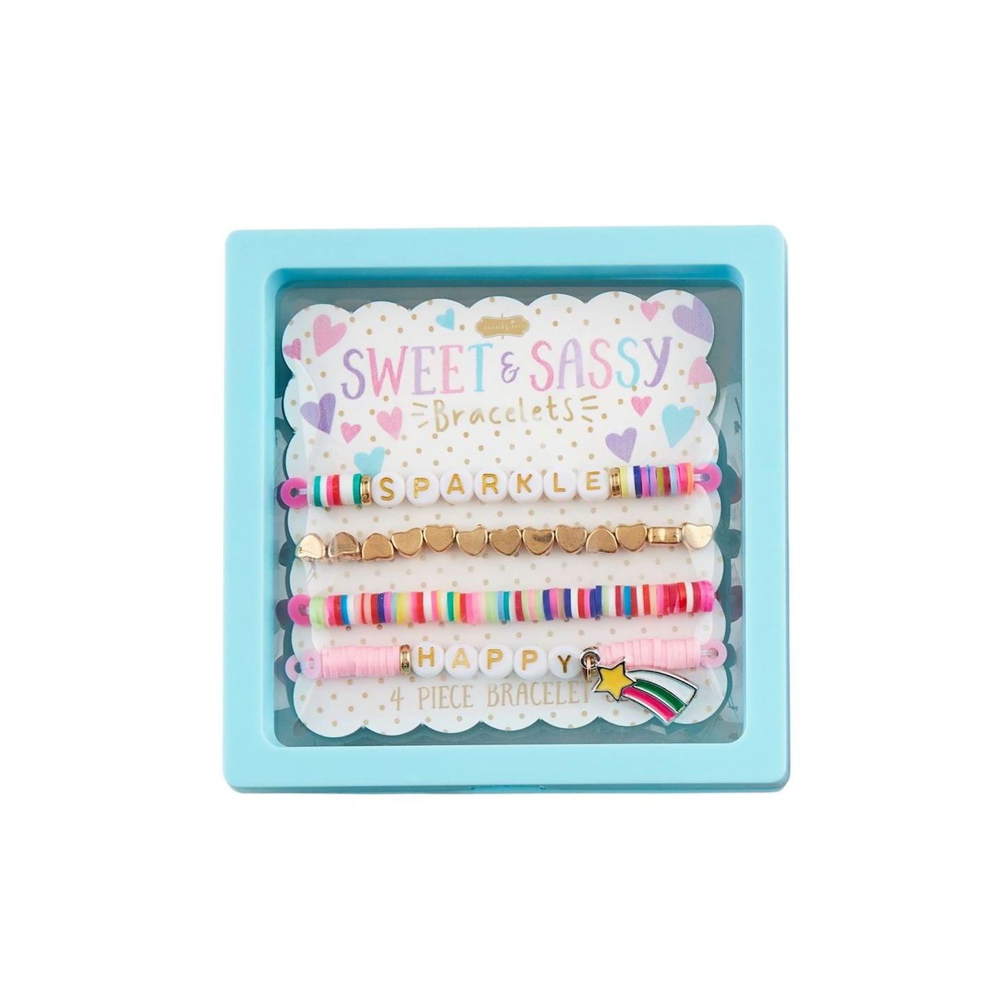 Mud Pie Sweet & Sassy Bracelet Set