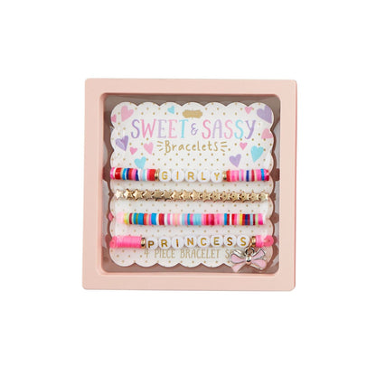 Mud Pie Sweet & Sassy Bracelet Set