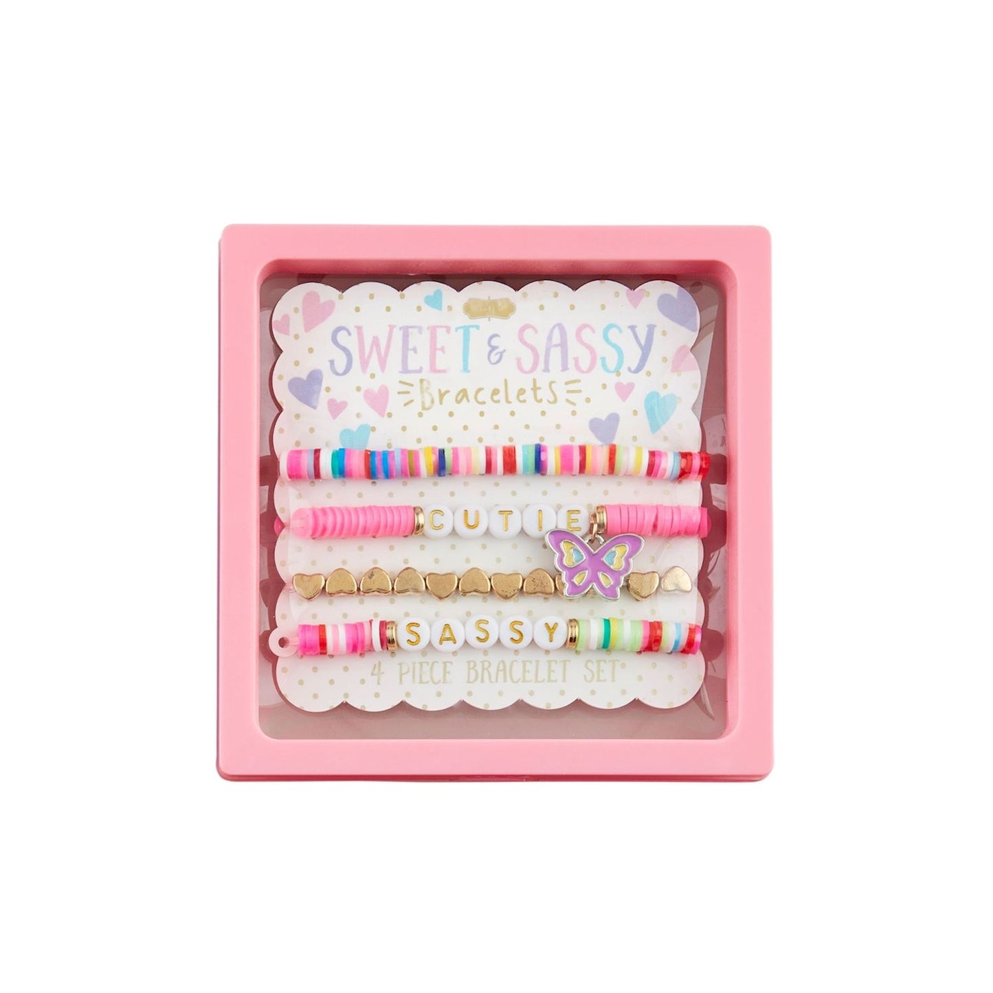 Mud Pie Sweet & Sassy Bracelet Set