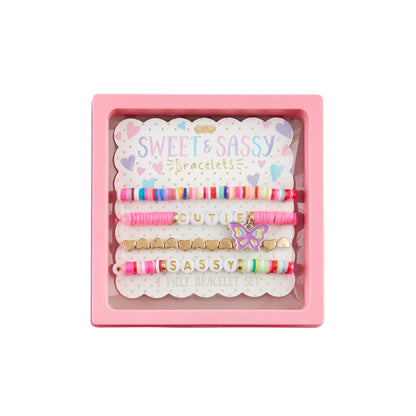 Mud Pie Sweet & Sassy Bracelet Set