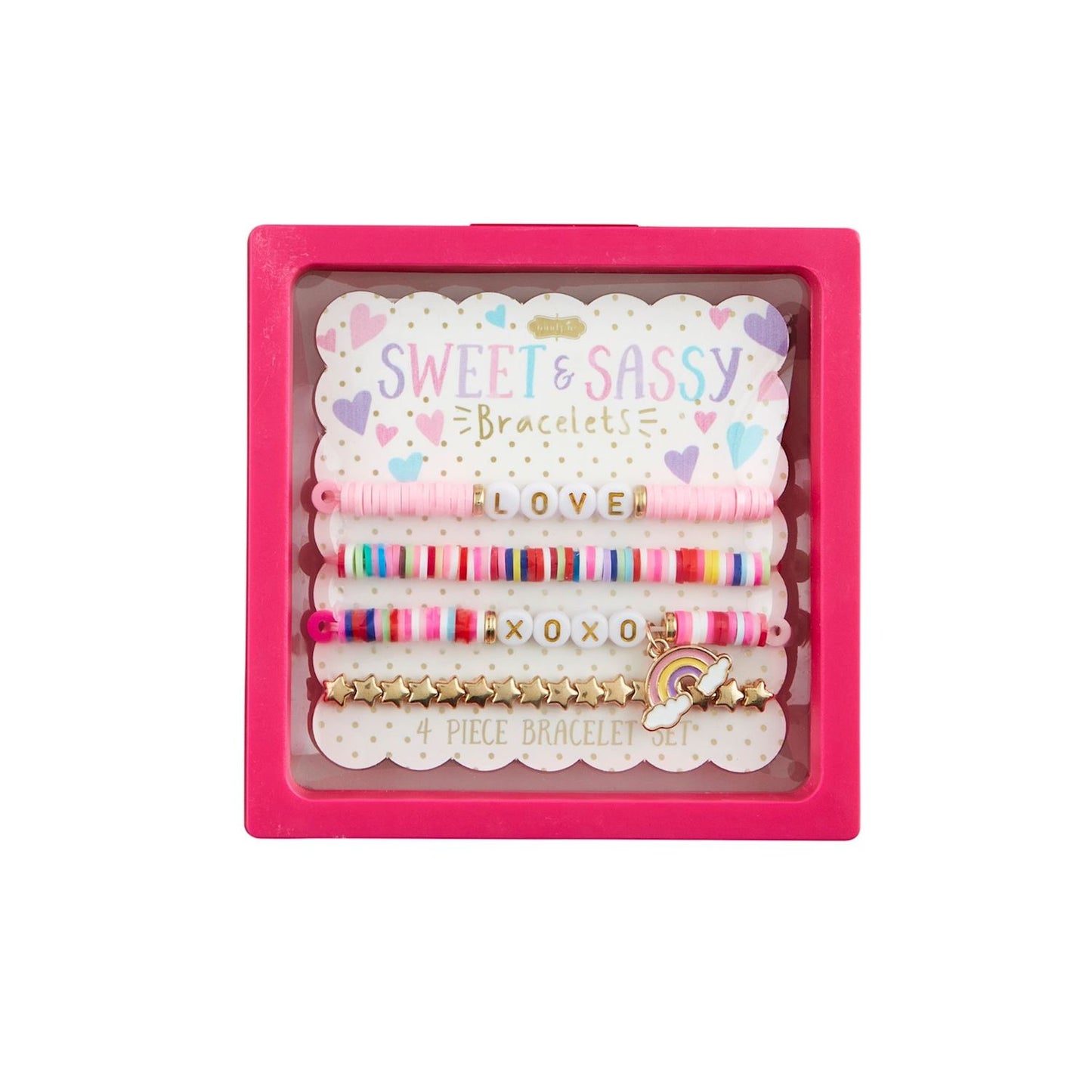 Mud Pie Sweet & Sassy Bracelet Set