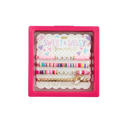 Mud Pie Sweet & Sassy Bracelet Set
