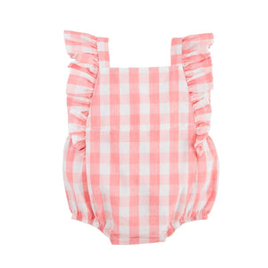 Mud Pie Pink Gingham Bubble