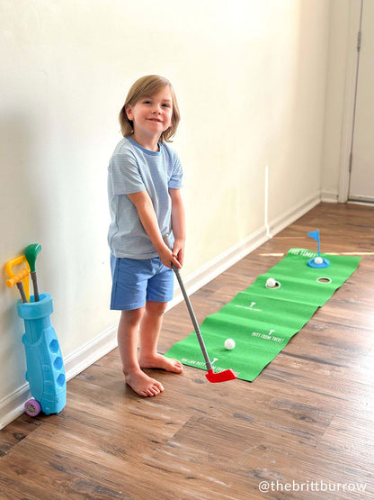 Mud Pie Blue My First Golf Set